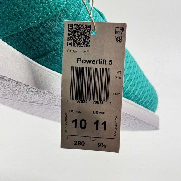 Adidas Powerlift 5 \'Teal Pink\' JP9877 Gym size 10